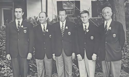 Eduardo Bergamo, Nadi Berruti, Franco Bevione, Alberto Schiaffino, Don Francisco Ruspoli