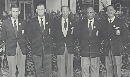 Benny Brews, John Drysdale, Dave Proctor, Ken Treloar, Bob Shackleton