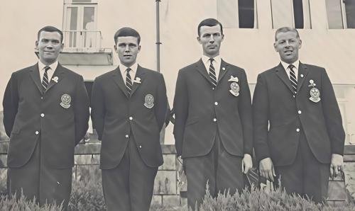 Gustaf Adolf Bielke, Claes Johncke, Rune Karlfeldt, Per Olof Johansson