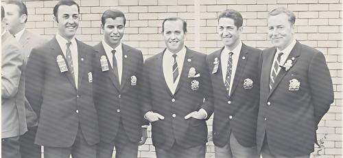 Francisco Condon, Mauricio Galeno, Guy Barroilhet, Eric van der Valk, Francisco Reutter