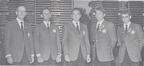Keith Alexander, Gary Cowan, Stu Hamilton, Wayne McDonald, J. Campbell McLean