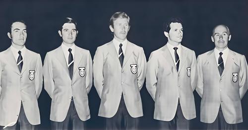 Horacio Carbonetti, Luis A. Daneri, Juan C. Devoto, Roberto Monguzzi, Guillermo Ehrman