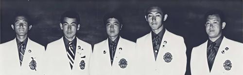 Tsutomu Irie, Tetsuo Sakata, Zenjiro Takano, Kazunari Takahashi, Naomoto Nabeshima