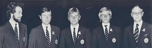 Olle Dahlgren, Claes Johncke, Jan Rube, Mikael Sorling, Stig-Lennart Alehammar