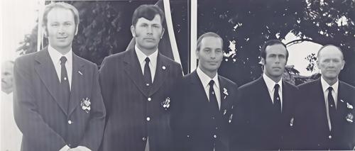 Phil Wood, Colin Kaye, Tony Gresham, Terry Gale, F. J. Foley