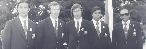 Roberto Desmaras, Edmund Grasty, Felipe Taverne, Mauricio Galeno, Gral. Magliochetti