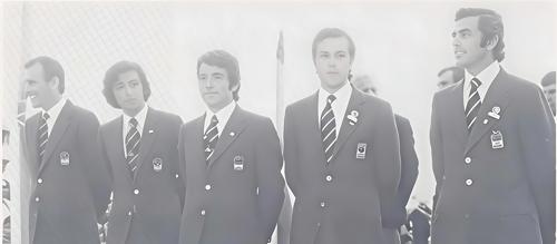 Alvaro Alvarez-Alonso, Eduardo de la Riva, Roman Taya, Nicasio Sagardia, Jose Gancedo