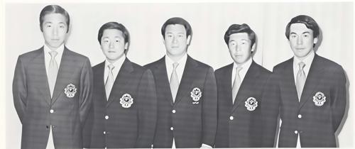 Tetsuo Sakata, Micho Mori, Naomoto Nabeshima, Masahiro Kuramoto, Ginjiro Nakabe