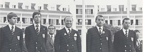 H. C. Barend van Dam, C. A. Braun, R. Van Erven Dorens, Jaap van Neck, Victor Swane