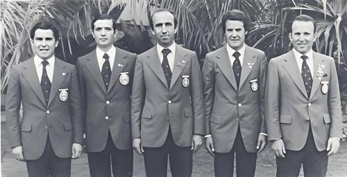Luis G. Carbonetti, Luis A. Daneri, Jorge A. Eiras, Oscar D. Vetere, Jorge C. Ledesma