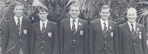 Bart Nolte, Barend van Dam, Jaap van Neck, Victor Swane, Robert van Erven Dorens