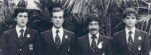 Gonzaga Escauriaza, Nicasio Sagardia, Roman Taya, Alfonso Vidaor