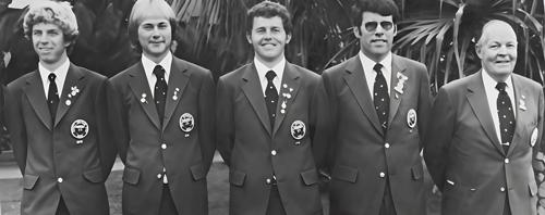 Bob Clampett, John Cook, Scott Hoch, Jay Sigel, Harton S. Semple