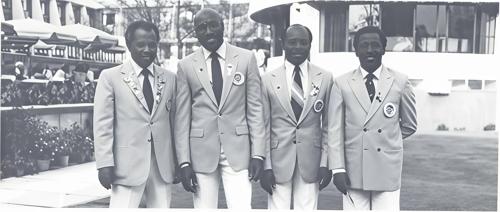 Jim Duncombe, Fred Higgs, Harcourt Poitier, Zorro Stubbs