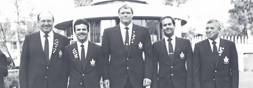 William A. Farlinger, Danny Mijovic, Ward Stouffer, Bill Swartz, Bob Wylie