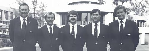 Charles Green, David Gilford, Peter McEvoy, Garth McGimpsey, Colin Montgomerie