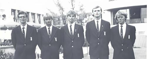 Dag Opedal, Tom Fredrikson, Per Haugsrud, Gard Midtvage, Ragnvald Risan