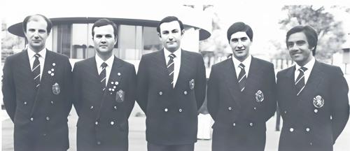 Santiago Fisas, Jose Luis de Bernardo, Luis Gabarda, Jose Maria Olazabal, Eduardo de la Riva