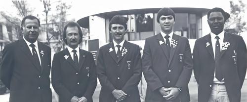 Jimmy Clark, Terry Bowes, Terry Cairns, Glen James, Anderson Rusike