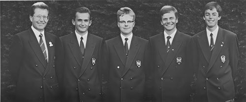 Lambert Stoltz, Markus Brier, Alexander Peterskovsky, Fritz Poppmeier, Rudi Sailer