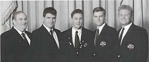 Geoff Simmons, David Armstrong, Stephen Collins, Stephen Leaney, Lucas Parsons