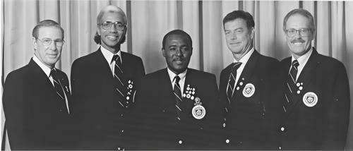 Ambrose Gouthro, Milford Lockhart, Huel Riley, Bobby Rose, Vernon Wells