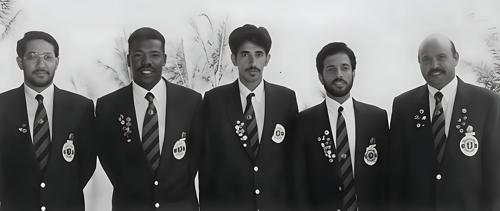 Hamad Al-Sulaiti, Jumma Saad, Khalid Al-Kaabi, Faraj Al-Shimmeri, Abdullah Al-Mufleh