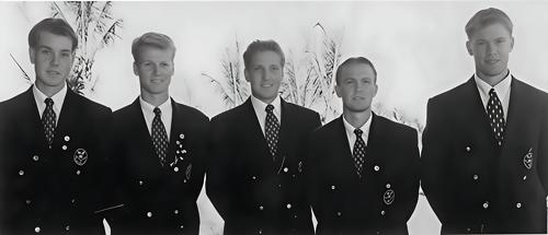 Henrik Stenson, Martin Erlandsson, Christopher Hanell, Daniel Olsson, Leif Westerberg