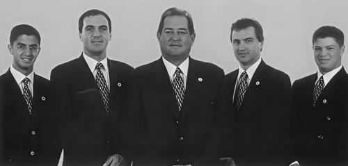 Hernan Cordero, Jaime Jimenez, Arturo Montealegre, Manuel F. Jimenez, Paulo Montoya