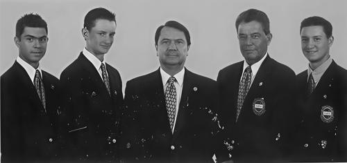 Fernando Figueroa, Robert Moore, Hector Figueroa, Jose Maria Duran, Victor Pineda