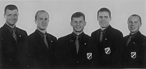Valdis Liepins, Andris Keisels, Normunds Mazjanis, Aldis Tidrikis, Janis Ritumis