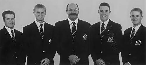 Reon Sayer, Carl Brooking, John Patterson, Gareth Paddison, Richard Best