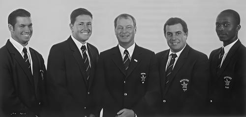 Brendon de Jonge, Jason Jackson, Iain Coventry, Glen Hutchings, Day Muyambo