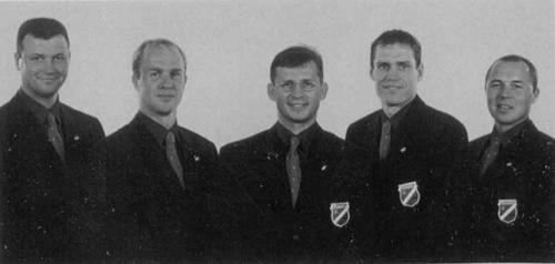 Valdis Liepins, Andris Keisels, Normunds Mazjanis, Aldis Tidrikis, Janis Ritumis