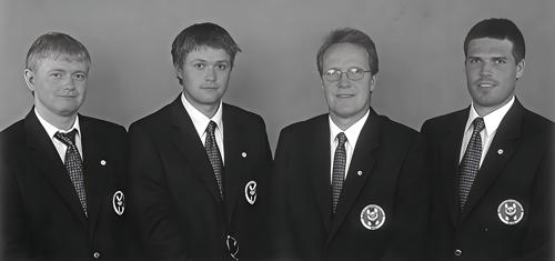 Orn Aevar Hjartarsson, Haraldur Heimisson, Ragnar Olafsson, Helgi Thorisson