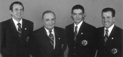 Juan Felipe Aegerter, Isidro Ycaza, Juan Antonio Serrano, Jose Pedro Chaparro