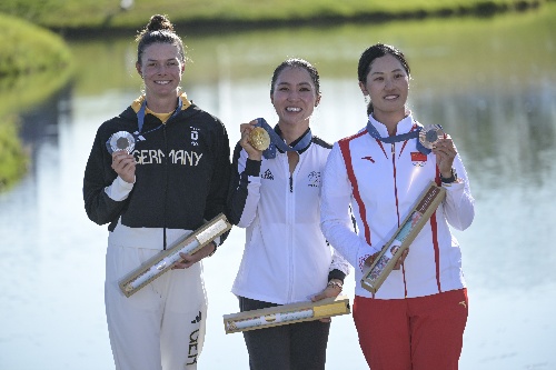 Lydia Ko, Esther Henseleit, Xiyu Lin